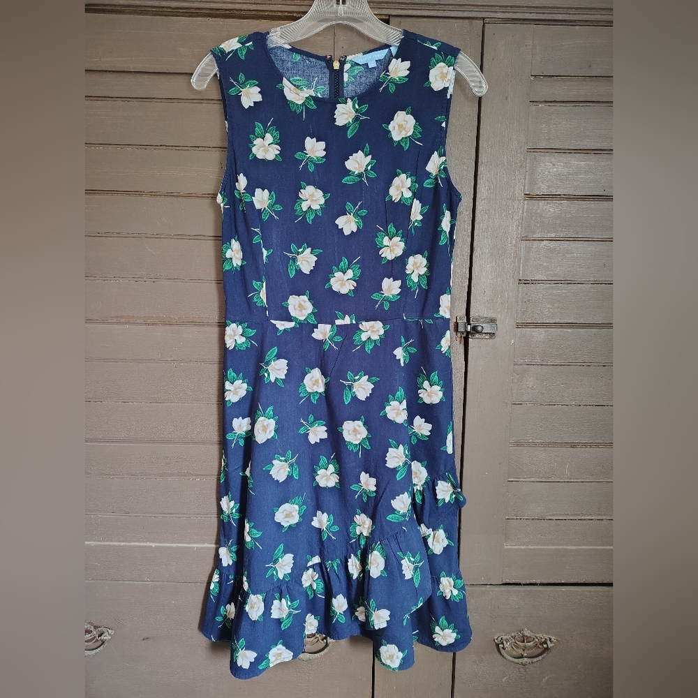 Draper James Floral Print Sleeveless Sheath Dress Size 4